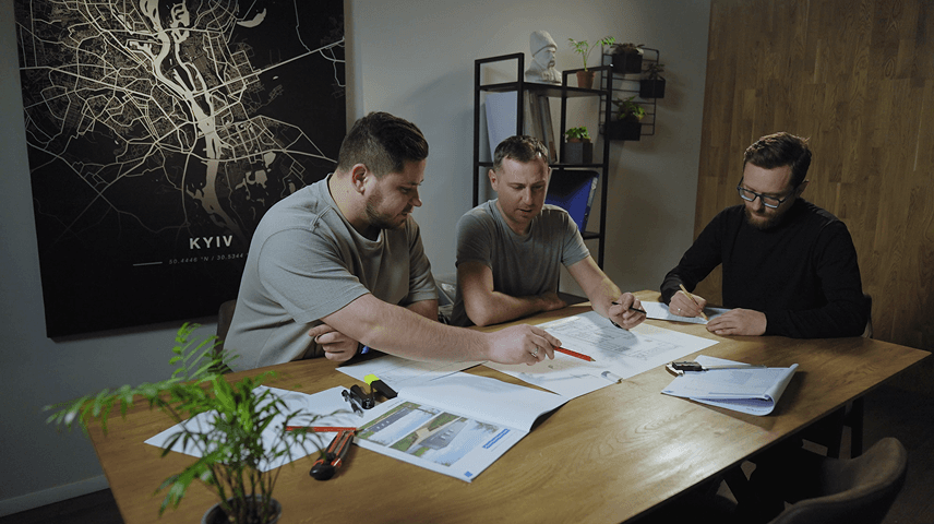 Work discussion about project