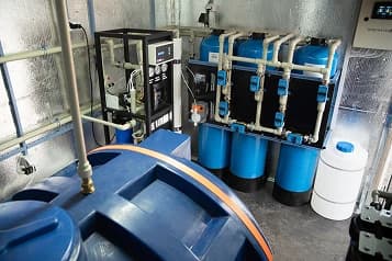 Обладнання пересувної станції очищення води WISE WATER