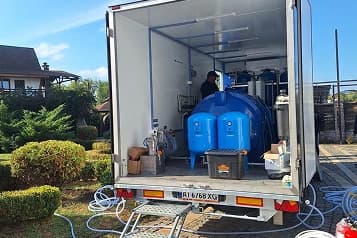 Мобільна станція очищення води WISE WATER у причепі