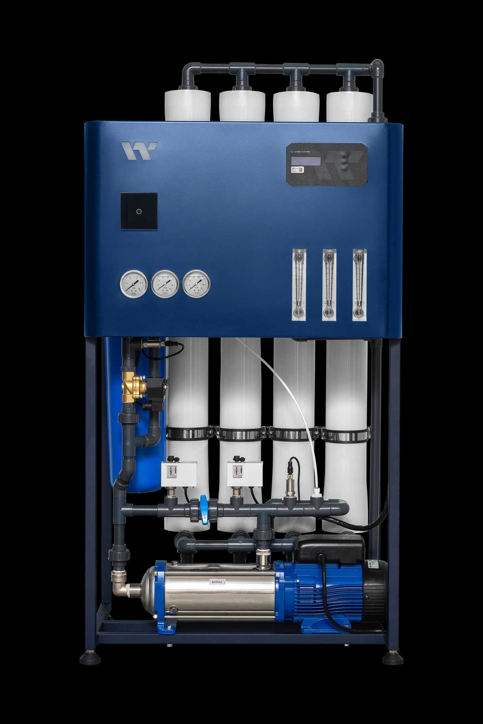 Розумна система зворотного осмосу WISE RO-1500 Pro, вигляд спереду