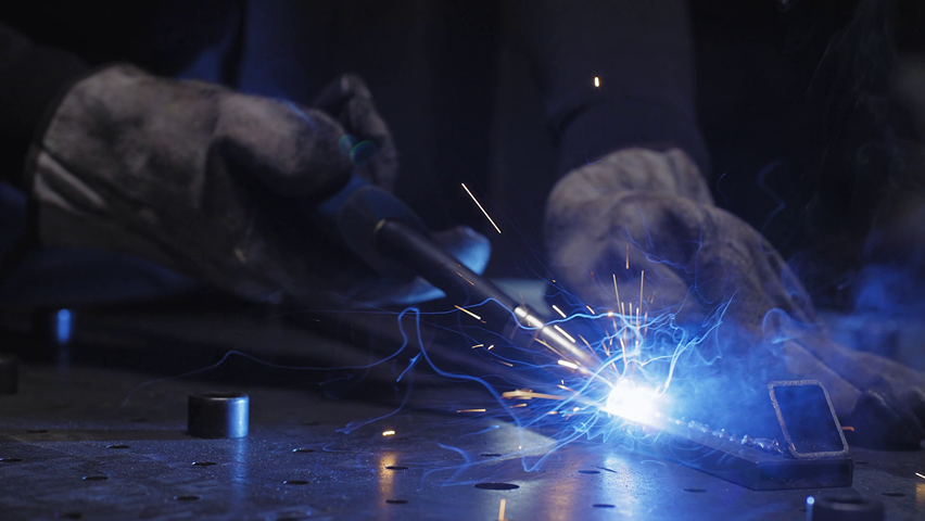 Shine of welding process